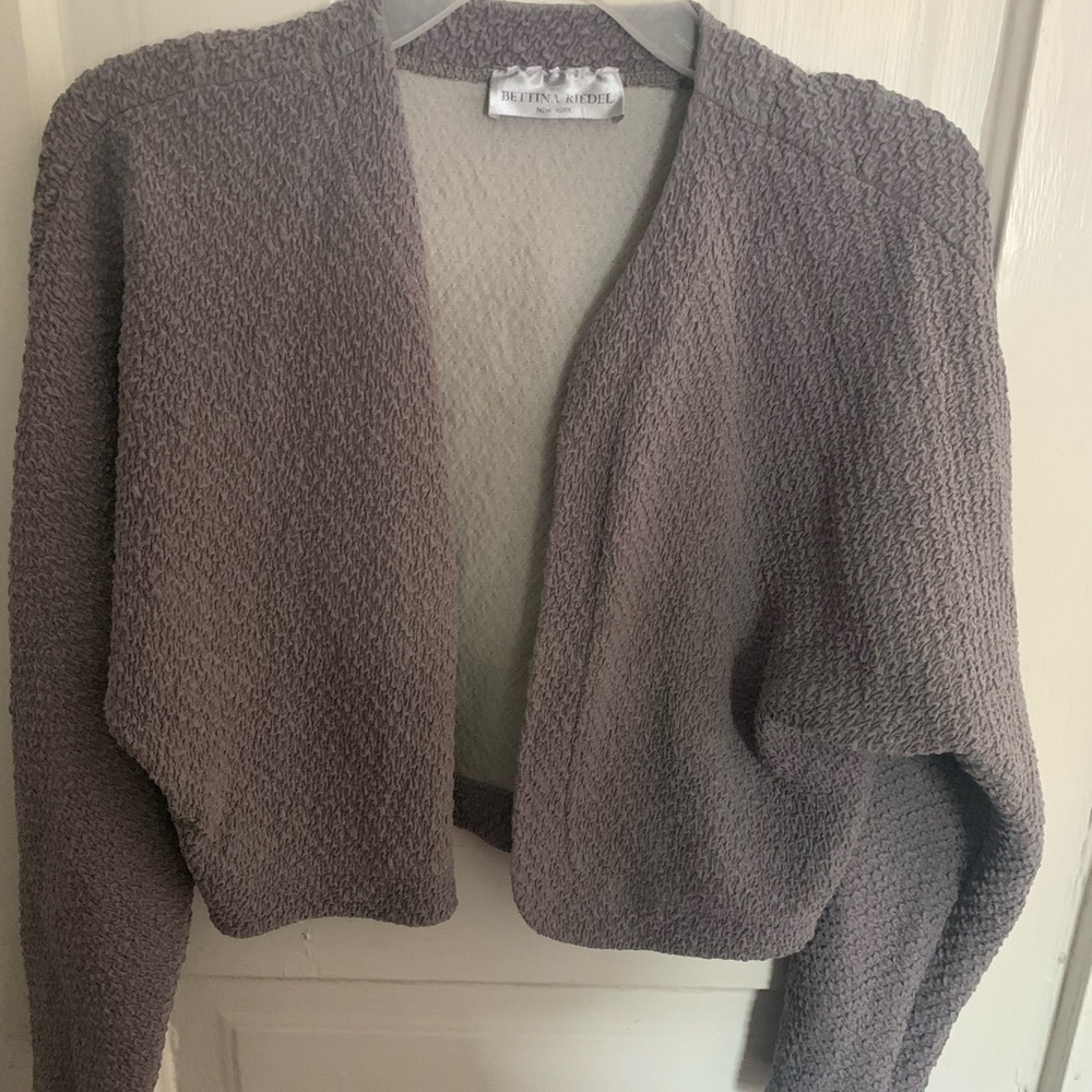 Bettina Riedel cropped jacket, size Medium